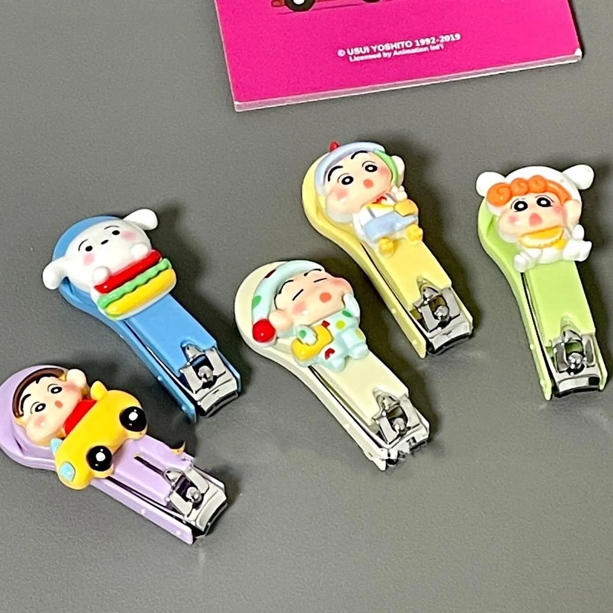 Kawaii Cartoon Nail Clipper Set – Portable Manicure Kit for Students & Kids, Cute Travel Nail Care Tools with Case, Girly Gift for Girls